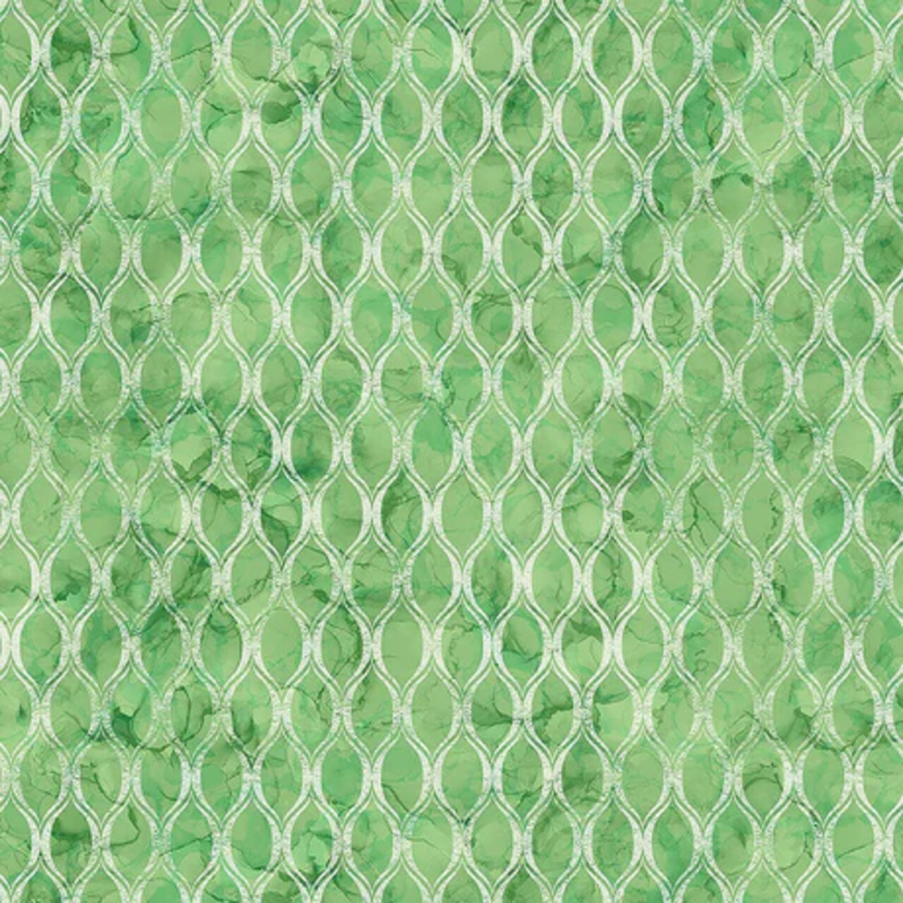 Fabric Northcott Light Green Lattice Veranda by the Quarter Yard DP28402-72